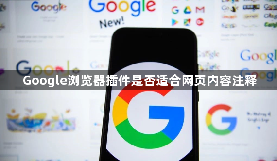 Google浏览器插件是否适合网页内容注释1
