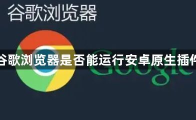 谷歌浏览器是否能运行安卓原生插件1