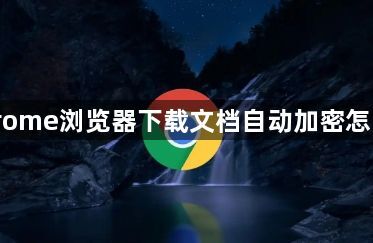 Chrome浏览器下载文档自动加密怎么办1