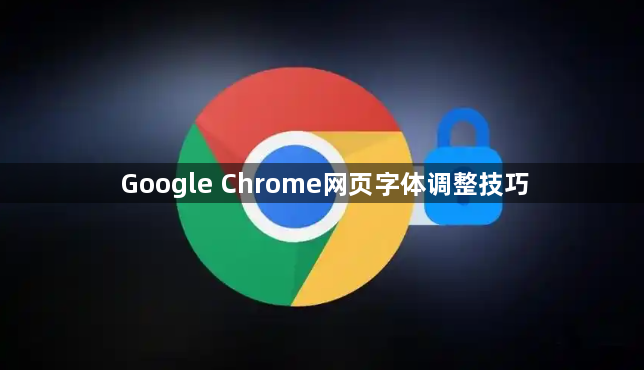 Google Chrome网页字体调整技巧1