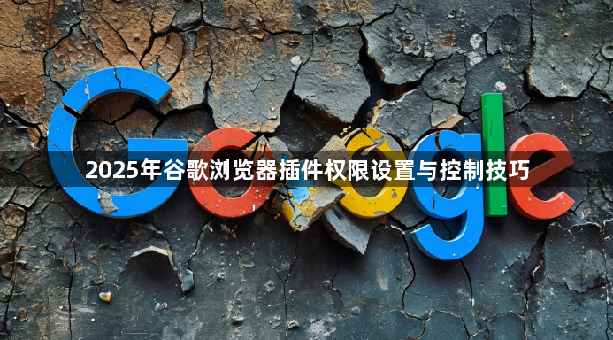2025年谷歌浏览器插件权限设置与控制技巧1