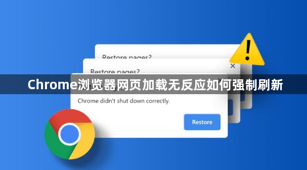 Chrome浏览器网页加载无反应如何强制刷新1