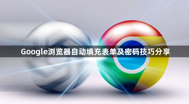 Google浏览器自动填充表单及密码技巧分享1