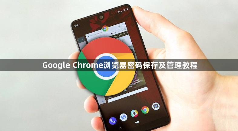 Google Chrome浏览器密码保存及管理教程1